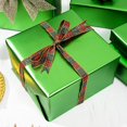 thumbnail image 2 of Firefly Hope 17 Inches X 9.84 Feet Green Matte Metallic Wrapping Paper, Solid Color for Birthdays, Weddings & DIY Bouquets, 2 of 5