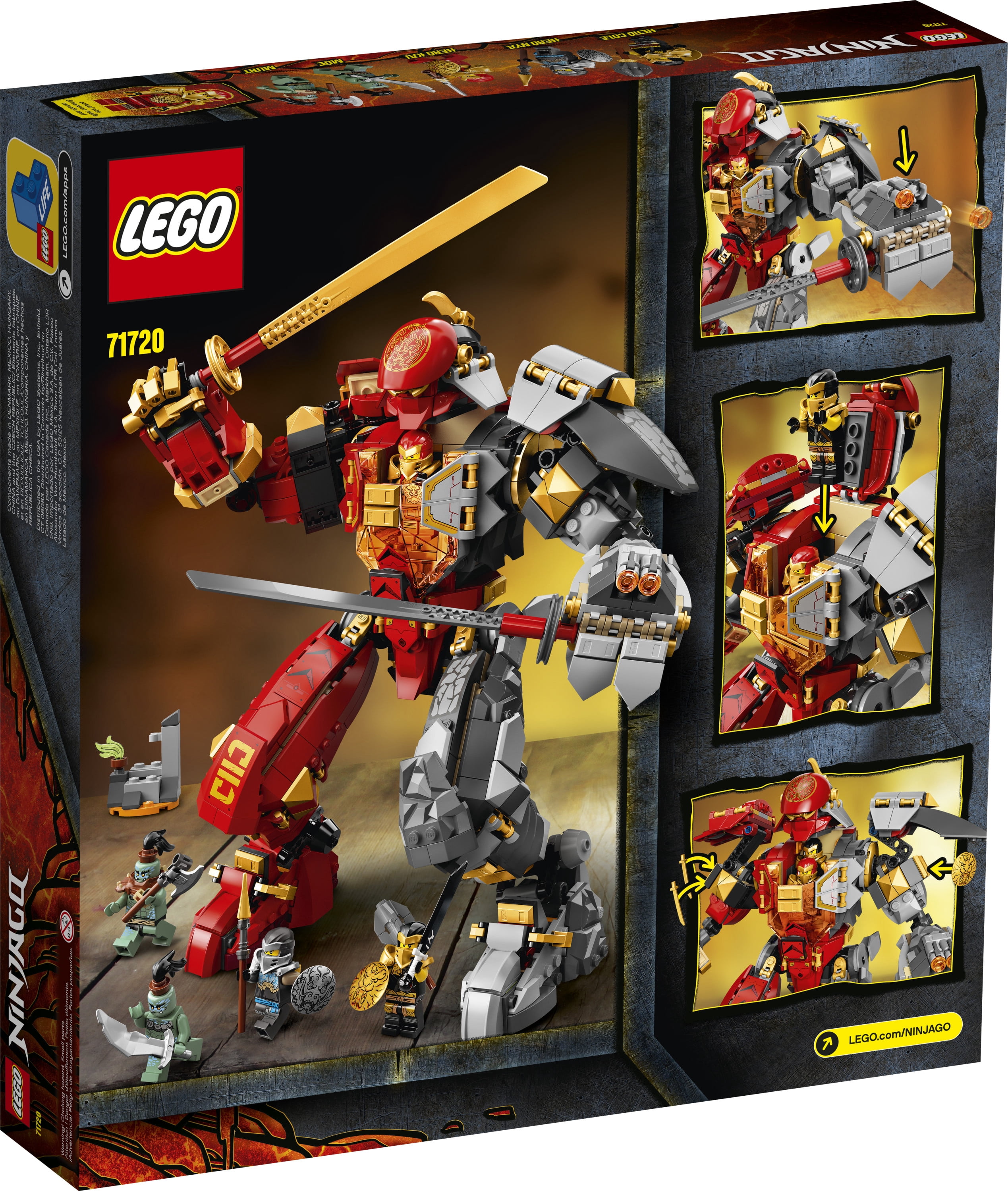 ⭐️さえ⭐️ LEGO Ninjago Fire Stone Mech 71720 - Walmart.ca