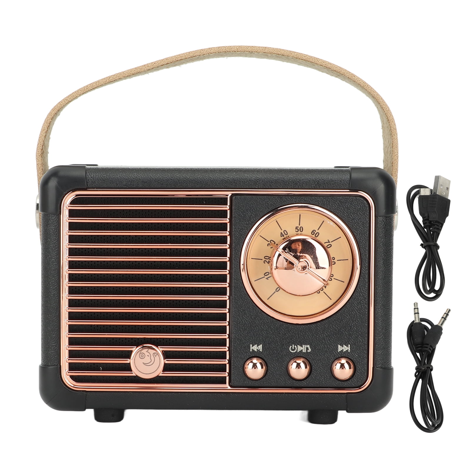 Portable Bluetooth Speaker,Retro Bluetooth Speaker Vintage Vintage Wireless Bluetooth Speaker Mini Retro Wireless Speaker Precision Engineered