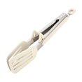 thumbnail image 2 of Birdeem Kitchen Tongs & Tongs for Cooking, 9 Inch Tongs for Cooking with Silicone Tips, Food Grade Small Silicone Tongs, Mini Serving Tongs for Nonstick Pans, Bbq, Salad, Kitchen Utensils, White, 2 of 6
