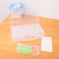 thumbnail image 3 of Transparent Plastic Bead Storage Box Set 30 Grids Diamond Painting Box with Accessories Embroidery Storage Box for DIY Arts Crafts Jewelry, 3 of 8