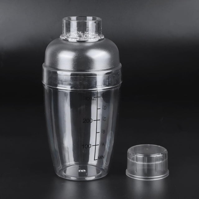 Domqga Juices Shaker, Light And Durable Plastic Shaker, Home Restaurant For Bar Kitchen Family Cafe
