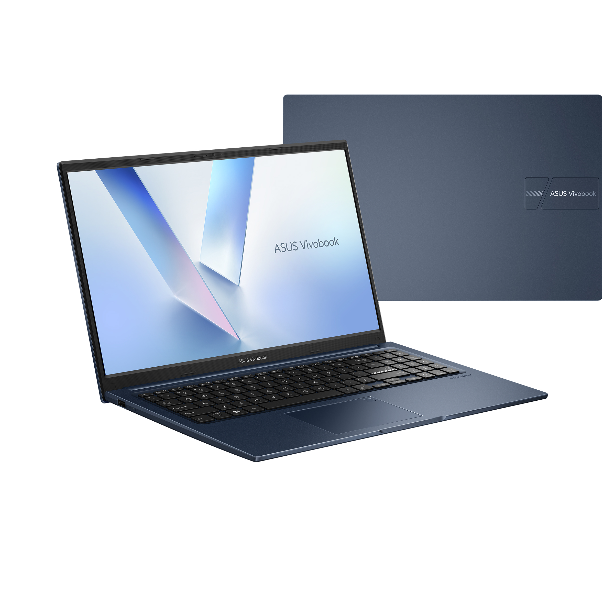 ASUS Vivobook 15, 15.6-inch thin and light laptop, FHD (1920x1080) display, Intel® Core™ 7 350 Processor, 8GB RAM, 512 GB SSD, Windows 11 Home, Fingerprint, Quiet Blue, X1504MA-DS72-CA