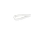 thumbnail image 4 of INSPIRE CHIC Unisex Solid Color Flat 0.4'' Wide Ribbon Shoelaces 2 Pairs 80cm/31.5" White, 4 of 6
