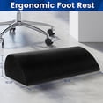 thumbnail image 2 of MesaSe Foot Rest for Under Desk at Work Office Desk Accessories with Memory Foam and Washable Removable Cover  Foot Stool for Office  Car  Home to Foot Support and Relax Ankles(Black)., 2 of 6