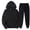 Black, variant on RKSTN 2 Piece Outfits for Women Sports Tracksuits Long Sleeve Pullover Hoodies Sweatshirt and Sweatpants Fall Winter Set
