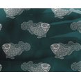 thumbnail image 4 of oneOone Georgette Viscose Fabric Fish Block Printed Fabric 1 Yard 42 Inch Wide, 4 of 4