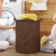 thumbnail image 5 of BKER Patterned Linen Laundry Hamper Without Lid Large Open Top Dirty Stylish And Breathable Fabric For Bedroom Or Bathroom Easy And Durable Design, 5 of 5