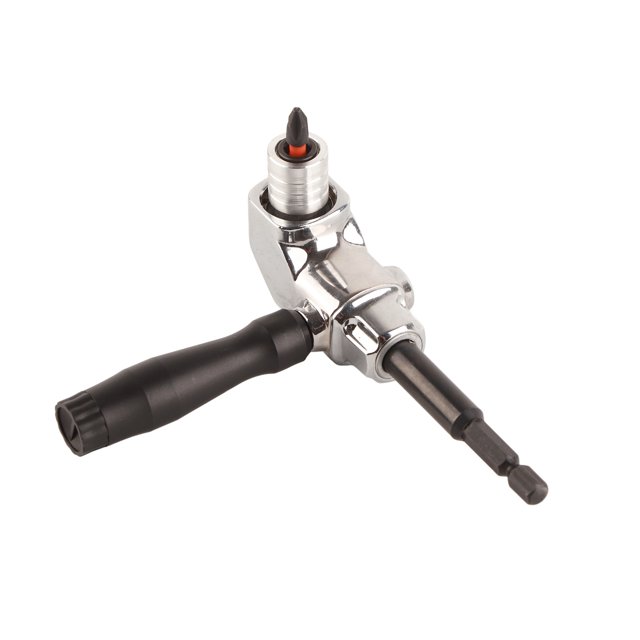 Degré Poignée Chuck, Adaptateur de fixation pour perceuse sans fil Adapteur de fixation à angle droit Porte tournevis Test de temps Durabilité