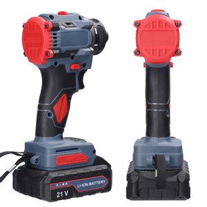 Tournevis électrique sans fil, 21V Forage électrique 55Nm Pilote à vis moteur sans brosse avec LED Lumière pour les appareils ménagers Installation de meubles Automobile