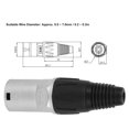 thumbnail image 3 of 2Pcs RJ45 Bouchon Étanche, Alimentation de Récipient de Montage en Alliage de Zinc Portable, Matériau Isolant Ignifuge EL-RJ-A Connecteur de Panneau Noir, 3 of 8