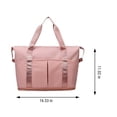 thumbnail image 3 of Meitianfacai Travel Duffel Bags for Women/Men Black Sport Duffel Bag Large Gym Tote Bag Weekend Shoulder Bag Overnight Bag Hospital Bag Carry On Luggage for Sport Gym Travel(Pink), 3 of 8