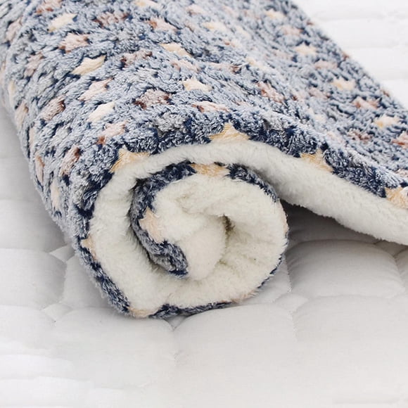 HSHDLDF Cosy Calming Cat Blanket | Cat Blankets for Indoor Cats | Washable Ultra Soft Cat Dog Calming Blanket for Bed Mat | Premium Flannel Cloth Pet Cushion Pad for Cats Dogs