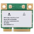 thumbnail image 2 of Carte Réseau Sans Fil, Transmission Efficace de Carte Sans Fil Résistante à l'Usure 2.4g / 5g Double Bande pour Ordinateur Portable pour Lecteur de Conseil, 2 of 8
