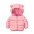 thumbnail image 1 of RXIRUCGD Children's Light Solid Color Cotton Jacket( Pink, Size:5-7 Years ), 1 of 3