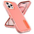 thumbnail image 2 of for iPhone 16 Pro Case, iPhone 16 Pro Phone Case with Built in Kickstand, Shockproof/Dustproof/Drop Proof Heavy Duty Military-Grade Rugged Protective Cover for iPhone 16 Pro,Orange,For iPhone 16 Pro, 2 of 9