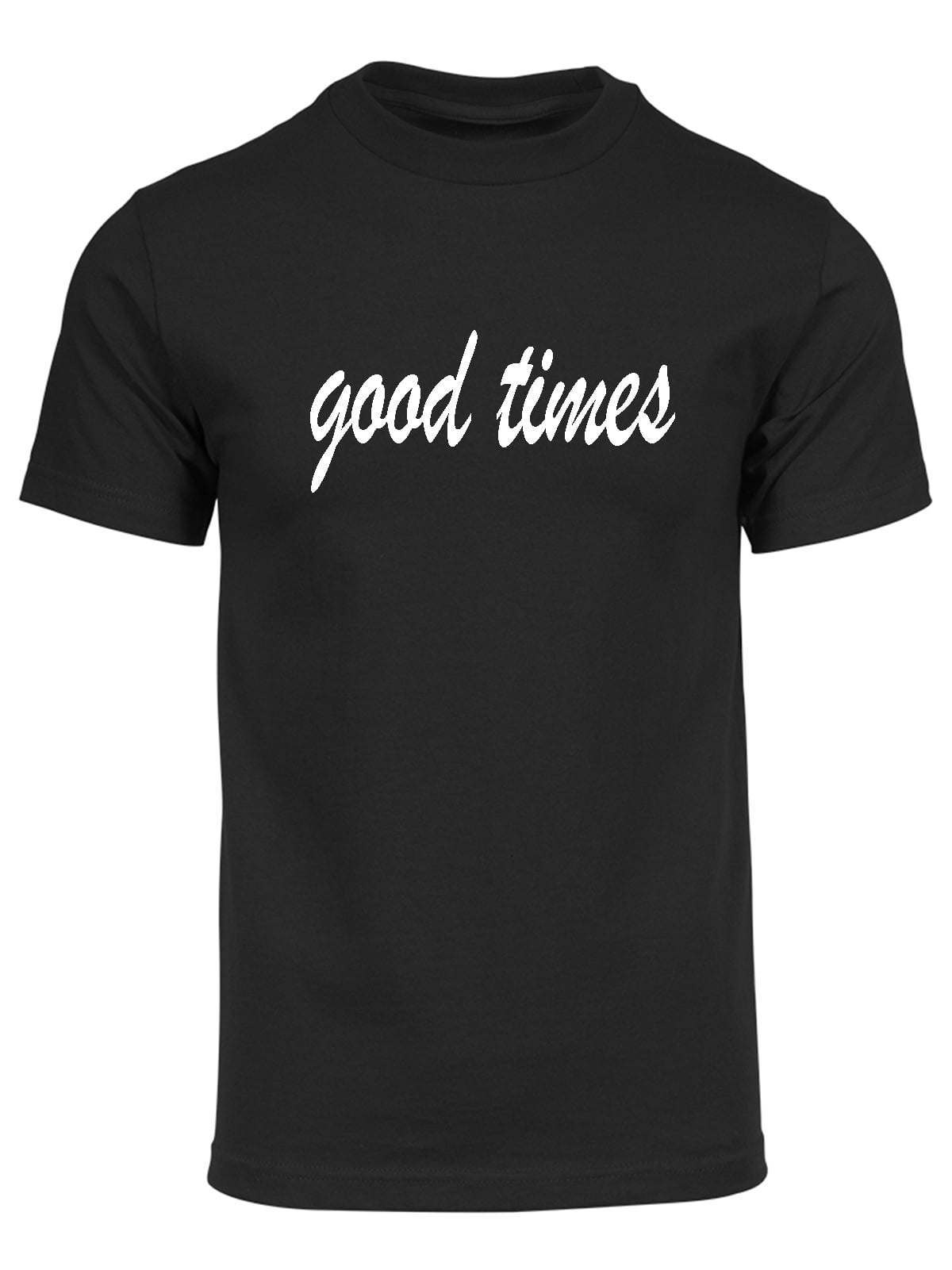 Gravity Threads T-Shirt à Manches Courtes pour Hommes Good Times - Noir - 3X-très Grand