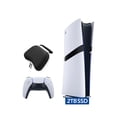 thumbnail image 1 of PlayStation 5 Pro Digital Edition Console, Controller and Mytrix Controller Case - White, Flagship Pro PS5 2TB PCIe SSD Gaming Console, 1 of 7