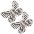 thumbnail image 4 of icolorfuled 1 Pair Bride Shoe Clips Butterfly Shoe Decorations Wedding Rhinestone Shoe Clips, 4 of 6