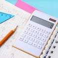 thumbnail image 4 of Battery Calculator 12-Digit Portable Calculator with Large Buttons for Study Business and Office Use, 4 of 7