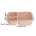 thumbnail image 3 of Vaidha Portable Microwave Oven Compartment Picnic Storage Box Lunch Box Food Fruit Container Lunch Box, 3 of 6