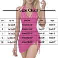 thumbnail image 3 of cfhntfmh Women One Piece Swimsuit Swim Dress with Drawstring Ruched Swimsuits Halter V Neck Slimming Mesh Wrap Bathing Suit, 3 of 7