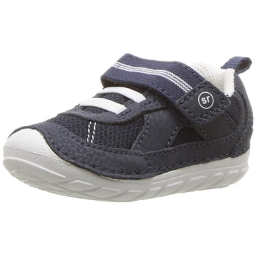 Stride Rite Chaussure de Sport Soft Motion Jamie pour Garçon, Bleu Marine/blanc, 3.5 Grand Tout-Petit
