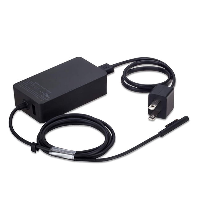 axGear Power Adapter for Surface Book Pro Laptop Go 66W with USB Charging Port Charger