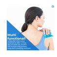 thumbnail image 4 of Boldfit Reusable Hot and Cold Ice Pack for Pain Relief - 250 * 120 mm | Ice Pack Gel for Pain Relief | Cold Ice Gel Pack for Shoulders, Knee, Back, Neck | Hot Compression Gel Pack for Pain Relief, 4 of 6