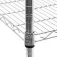 thumbnail image 4 of Étagère grillagée en acier ultradurable à cinq tablettes avec roues certifiée NSF, 4 of 12