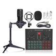 thumbnail image 4 of Loomza D6 Sound Card Wireless Condenser Microphone Multi-Microphone Kits Tabletop, 4 of 7