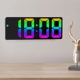 thumbnail image 4 of Kcavykas Home, Kitchen, Refrigerator Storage,Multifunctional Clock Living Room Wall Clock Home Bedside Decoration Digital Electronic Clock Silent Clock Temperature And Humidity Color Screen Clock, 4 of 6
