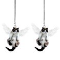 thumbnail image 1 of XZNGL Cute Cat Car Hanging Ornament With Colorful -Balloon Hanging Ornament Decors HOT, 1 of 9