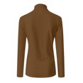 thumbnail image 4 of HKEJIAOI Chemises à Col Roulé à Manches Longues pour Femmes Tricot Tshirt Slim Fit Basic Tee, 4 of 4