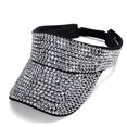 thumbnail image 2 of Fgnfyis Bling Rhinestones Sport Hats Adjustable Summer Cap Visor Caps Unisex Golf Hat Silver, 2 of 6