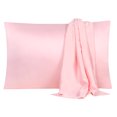 thumbnail image 1 of Unique Bargains Luxury Satin Pillowcase Cool Silk Pillow Case Cover, 1 of 9