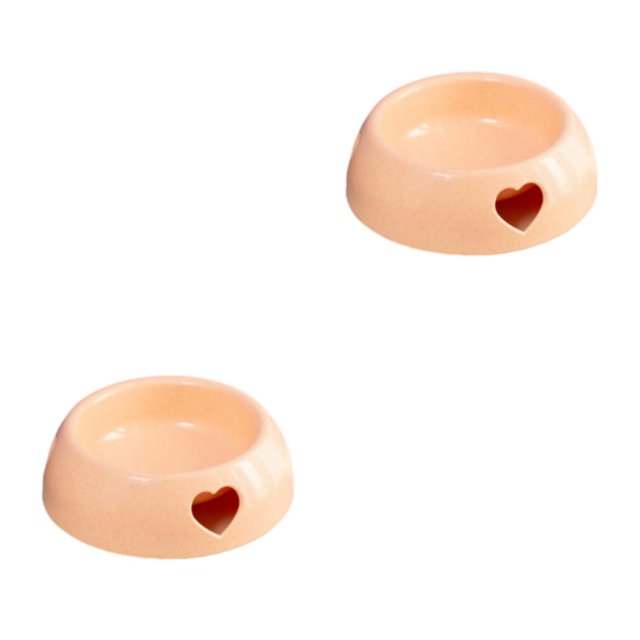 Maytalsory Environmentally Friendly Choice For Pet S Feeding Plastic Dog Bowl And Multiple orange large size 2Set