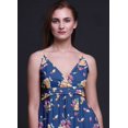 thumbnail image 4 of Bimba Robe Longue d'Été Sans Manches à Imprimé Teinture sur Nœuds Florale pour Femme, Décontractée, Maxi, de Plage - Grand, 4 of 6