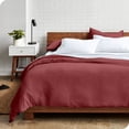 thumbnail image 3 of Bare Home Housse de Couette Sablée - Ultra Douce - Premium 1800 Collection - Ensemble 2 Pcs - Lit Simple/simple TG, Bois de Rose, 3 of 7