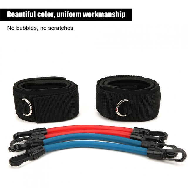Exercise Resistance Bands,Latex Tube Anti-skid Adjustable Power Exercise Leg Strength Training Resistance Band Taekwondo Trainer Strength Training Equipment