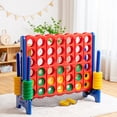 thumbnail image 2 of Costway Ensemble de Jeu Géant 4-to-Score Jeu Connect 4-en-Ligne avec Rangement en Filet pour Enfants et Adultes, 2 of 10