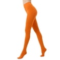 thumbnail image 2 of Women's Solid Color Soft Opaque Tights with Comfortable Stretch for Everyday Wear, 2 of 3