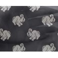 thumbnail image 4 of oneOone Georgette Viscose Fabric Rabbit Block Print Fabric By Yard 42 Inch Wide, 4 of 4