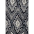 thumbnail image 1 of Ladole Rugs Etobicoke Soft Durable Micro Polyester Area Rug Carpet in Grey-Cream (5'3" x 7'6", 160cm x 230cm), 1 of 3