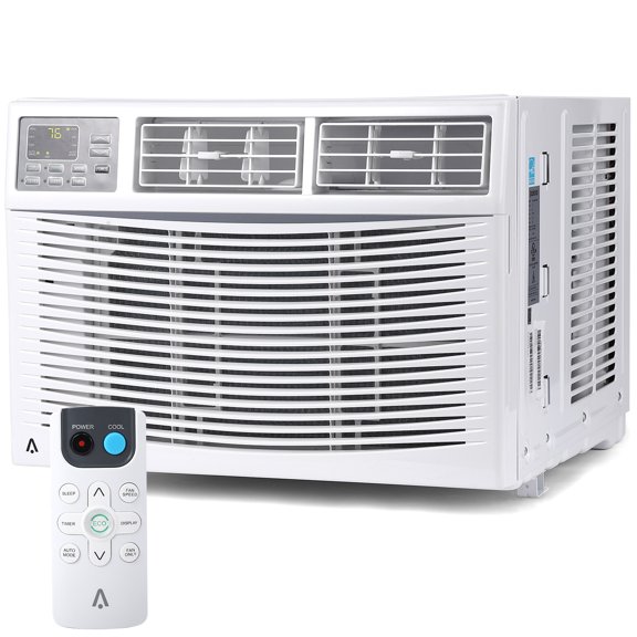 BeesClover Window Air Conditioners, 10000 BTU Compact AC Unit, Energy Saving Window AC, Smart AC with 3 Modes Cool Dry Fan Speed Control,Cools Up to 150 Sq.Ft,115v Mini Air Conditioner