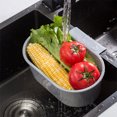 thumbnail image 2 of Becaristey Convenient Sink Food Catcher Collect Sink Waste With Ease Dry Wet Separation blue 1Set, 2 of 6