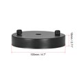 thumbnail image 3 of Unique Bargains Retro Light Canopy Kit Pendant Lighting Ceiling Plate DIY 100mm 3.9Inch Black, 3 of 3