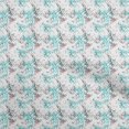 thumbnail image 1 of oneOone Polyester Spandex Dusty Teal Green Fabric Abstracts Sewing Craft Projects Fabric Prints By Yard 56 Inch Wide, 1 of 5