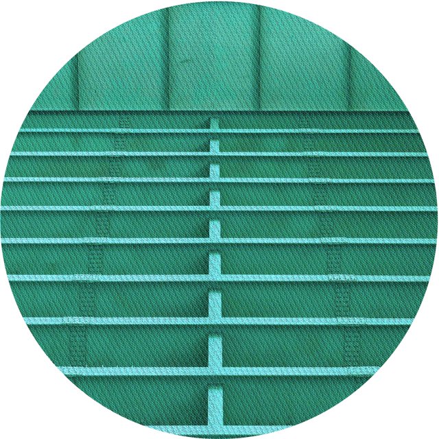 Ahgly Company Tapis d'Intérieur Lavable à la Machine, Carré, Transitionnel, Vert Turquoise Foncé, Tapis de Zone, 3 Pieds Carré