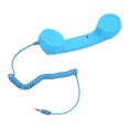 thumbnail image 1 of Combiné de Téléphone Cellulaire Rétro, Prise Sonore 3,5 mm Combiné Téléphonique Filaire Récepteur, Volume Réglable Anti‐radiation pour Téléphones Ordinateurs, Combiné Amusant Unique, 1 of 7